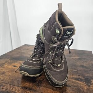 Ahnu Sugarpine Waterproof Hiking Boots Women's Size 9 Brown Vibram Sole Outdoor